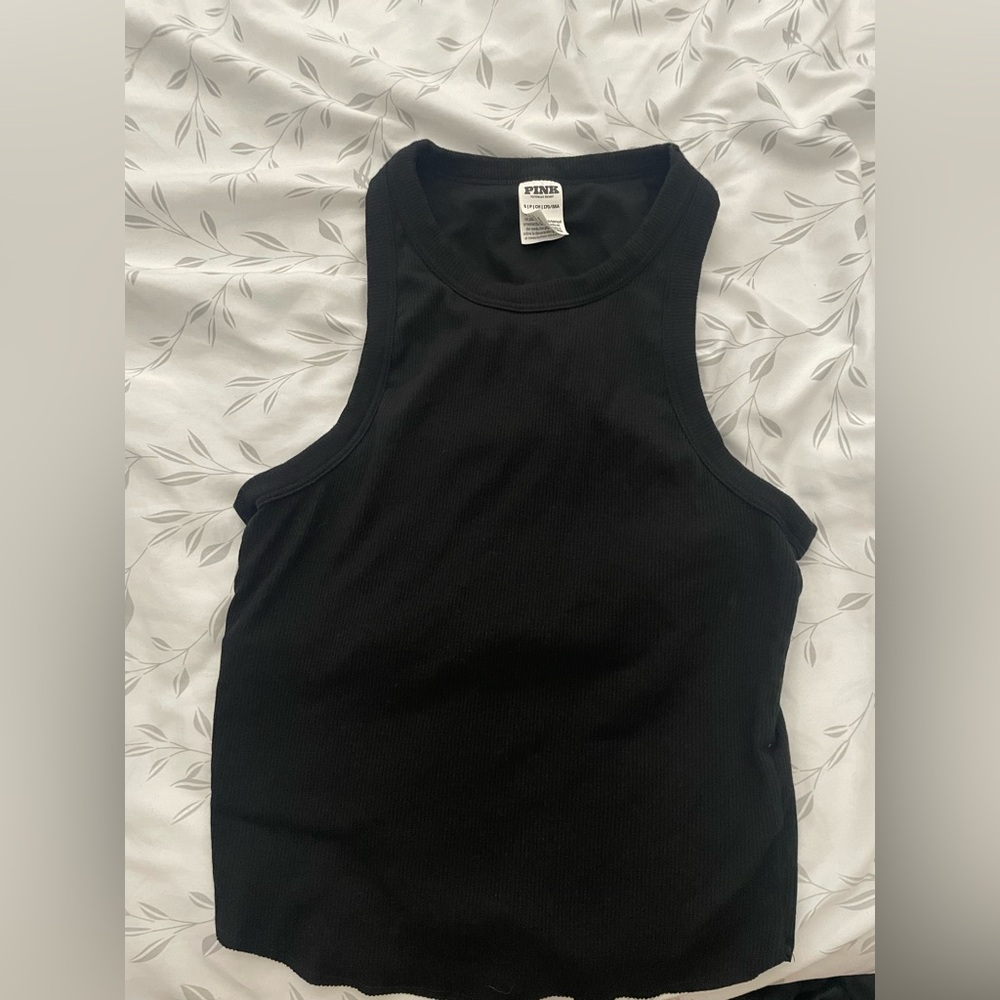 PINK Victoria's Secret Black Tank Top